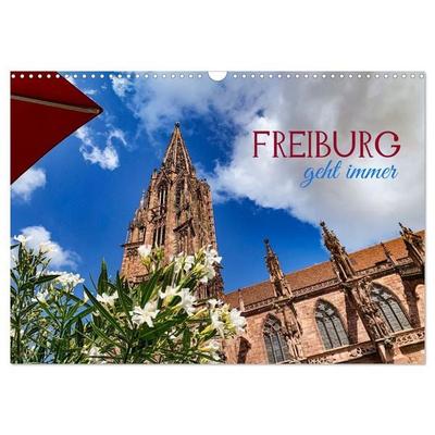 Freiburg - geht immer (Wandkalender 2027 DIN A3 quer), CALVENDO Monatskalender