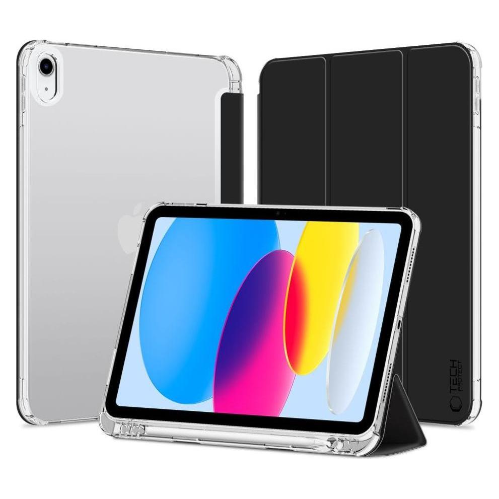 Tech CASE na tablet technologisch GESCHÜTZT SC PEN HYBRID "IPAD 10.9 2022 Schwarz" (Apple iPad 2022 (10. Gen)) (9490713927700)