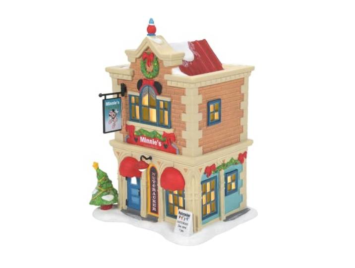 Department 56 Disney Village Minnie Mouse Dance Academy verlichtingslamp, 9,83 inch, meerkleurig