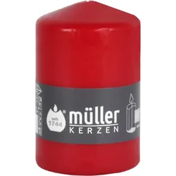 Stumpenkerze RED (DH 6,80x11 cm) - DH 6,80x11 cm