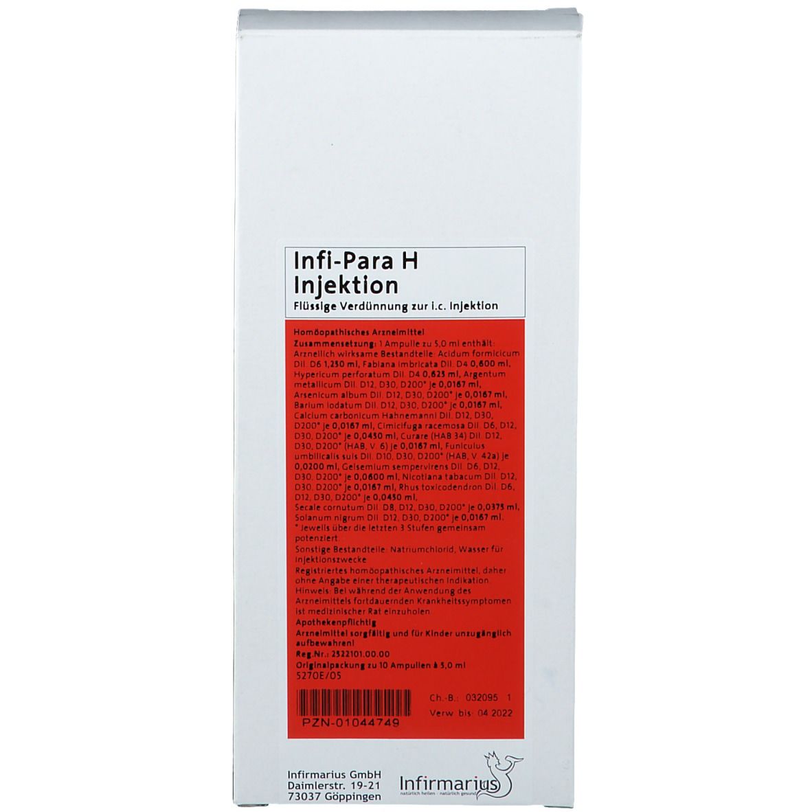 Infi Para H Injektion Ampullen 10 St