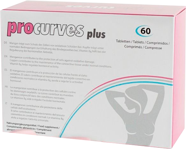 500 Cosmetics Procurves Plus 60 comprimidos