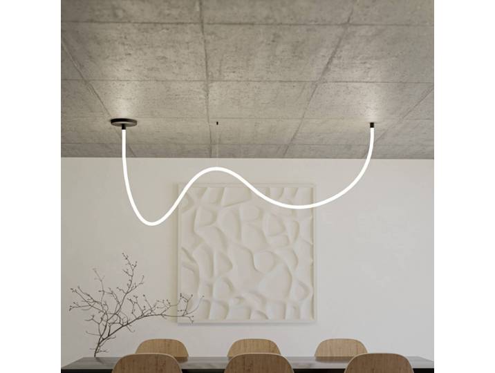 EGLO LED-Lichtschlauch GLOW, Länge 300 cm, 4.000 K GLOW, weiß / opal, für Wohn- / Esszimmer, Kunststoff