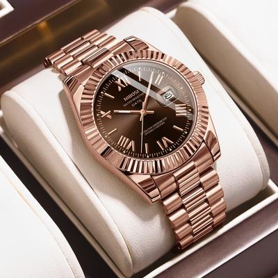 GlowBake Waterproof Men's Quartz Watch, Stainless Steel Date Clock, Luminous Sport Wristwatch Luxury Style 2