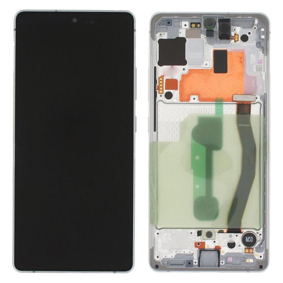 Samsung LCD + Touch für G770F Galaxy S10 Lite - prism white (Display, Samsung Galaxy S10 Lite) (GH82-21672B)
