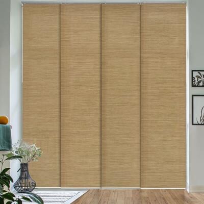 "GoDear Design Adjustable Sliding Panel Track Blinds, Vertical Blinds, Classic, 45.8""- 86"" W x 96"" L"