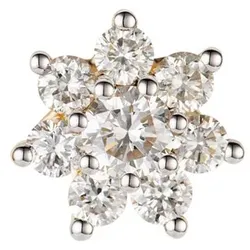 DIAMOUR Anhänger 8 Brillanten 0,30ct hfw/SI Gold 585