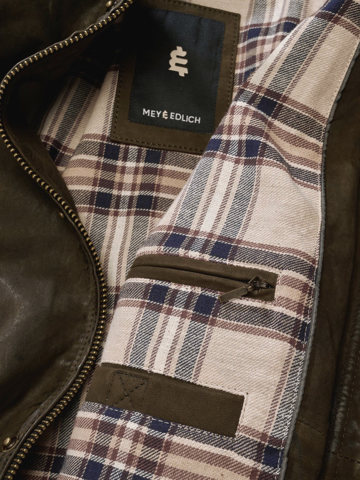 Mey & Edlich Nubuk-Jacket Waxington Grün 50