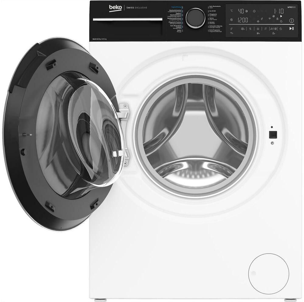 Beko Waschtrockner "Waschtrockner WT 510", Wasch_Trocken_Zyklus: C, weiss (weiß), B:60cm H:84cm T:60cm, Waschtrockner, Waschtrockner weiß Einheitsgröße