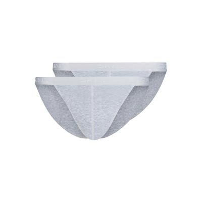 Slip SKINY "Slip 2er Pack", Herren, Gr. S, grau, Obermaterial: 100% Baumwolle CO., Unterhosen Slip