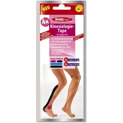 WUNDmed® Kinesiologie Tape Sprunggelenk blau 4 St.