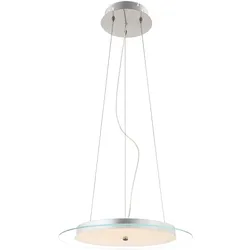 LED Kristall Hänge Lampe Chrom Ess Zimmer Beleuchtung Decken Pendel Leuchte Glas
