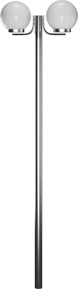 vidaXL Lampadaire de jardin 2 lampes 220 cm