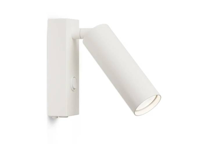 Herstal Lampe murale Pipeline Blanc mat