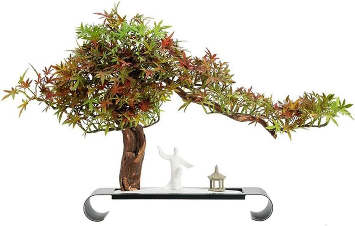 Groene kunstplant bonsai met pot - 40 cm hoog