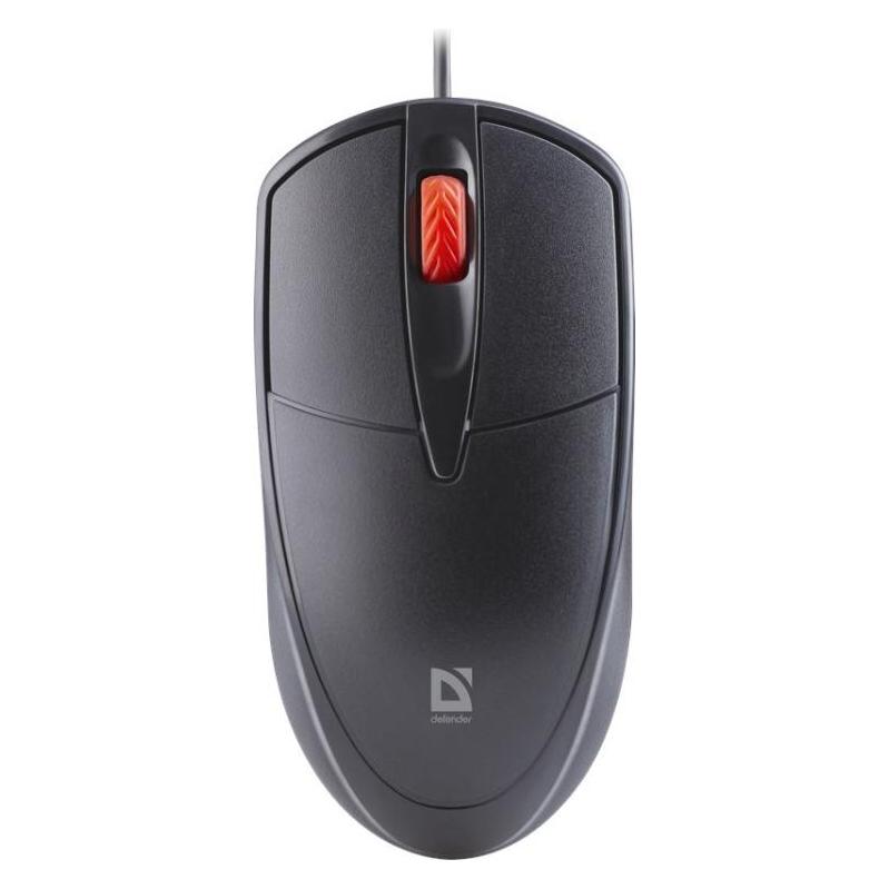 Defender ICON MB-057 1000 DPI kabelgebundene Silent-Click-Maus (Kabelgebunden) (52057)