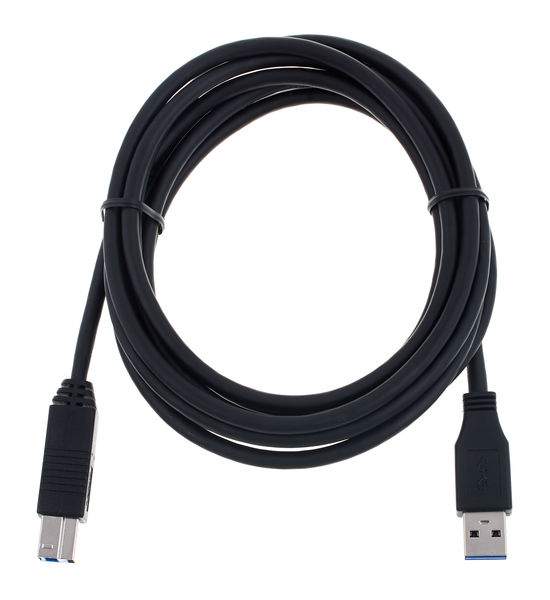 pro snake USB 3.0 Cable 3,0m nero