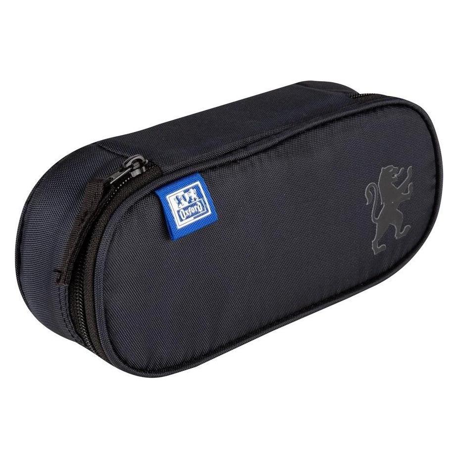 Oxford Federmäppchen Federmäppchen mit Klappe Esse schwarz (5901466233276)