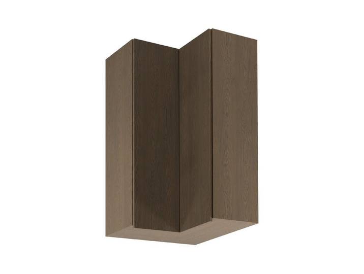 ROYAL24_MARKT Eckhängeschrank - Sorento Küchen Hängeschrank 60 cm – Dunkle Eiche (Packung, 1-St., Serie Sorento – G60N2 Eck) Cleverer Stauraum – Stilvoll – Elegant – Top Materialien