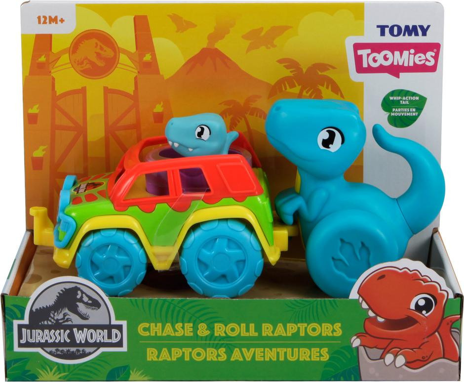 Tomy Toomies voertuig met dinosaurus E73251