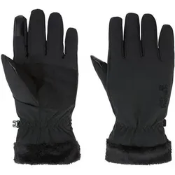 JACK WOLFSKIN Damen Handschuhe HIGHLOFT GLOVE WOMEN, Größe S in Schwarz Schwarz
