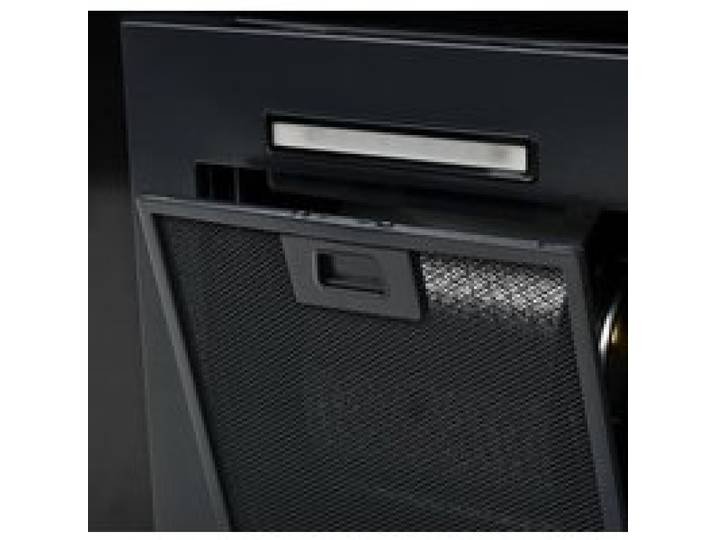 Hotte cuisine Hotte murale - Hotte aspirante cuisine Hotte décorative Acier inoxydable 756 m³/h 60 cm Noir