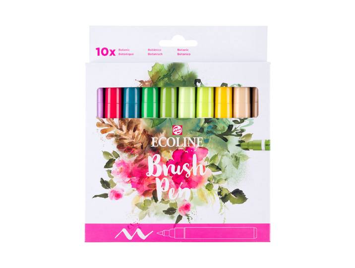 Ecoline Brushpen Botanic 10 Farben