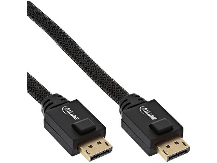InLine DisplayPort actieve kabel, 4K2K, zwart, vergulde contacten, 15m