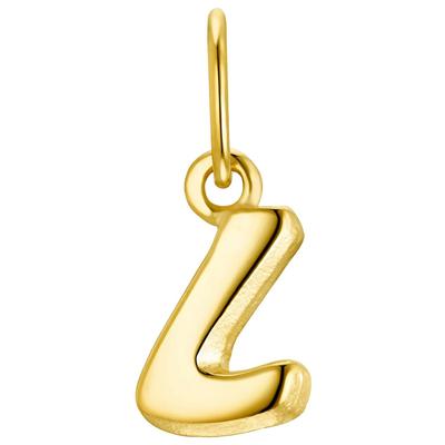Kettenanhänger AMOR "Letters", gold (gelbgoldfarben), Schmuckanhänger, Damen, Gelbgold 375, 0,33 g, Kettenanhänger, Made in Germany