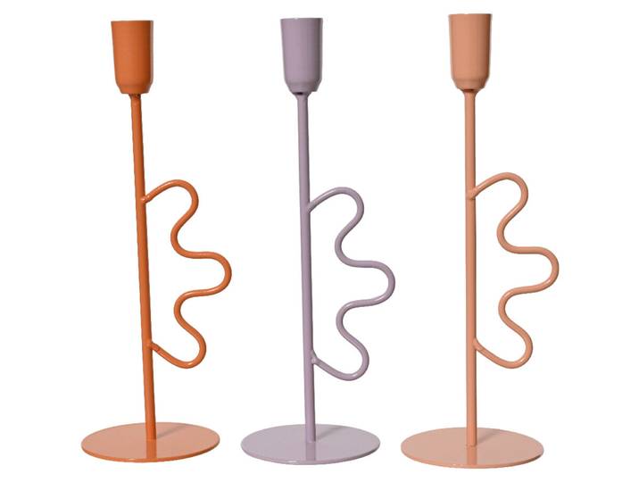 Kerzenständer Natural diverse Eisen H 24.5 cm - Kerzenständer