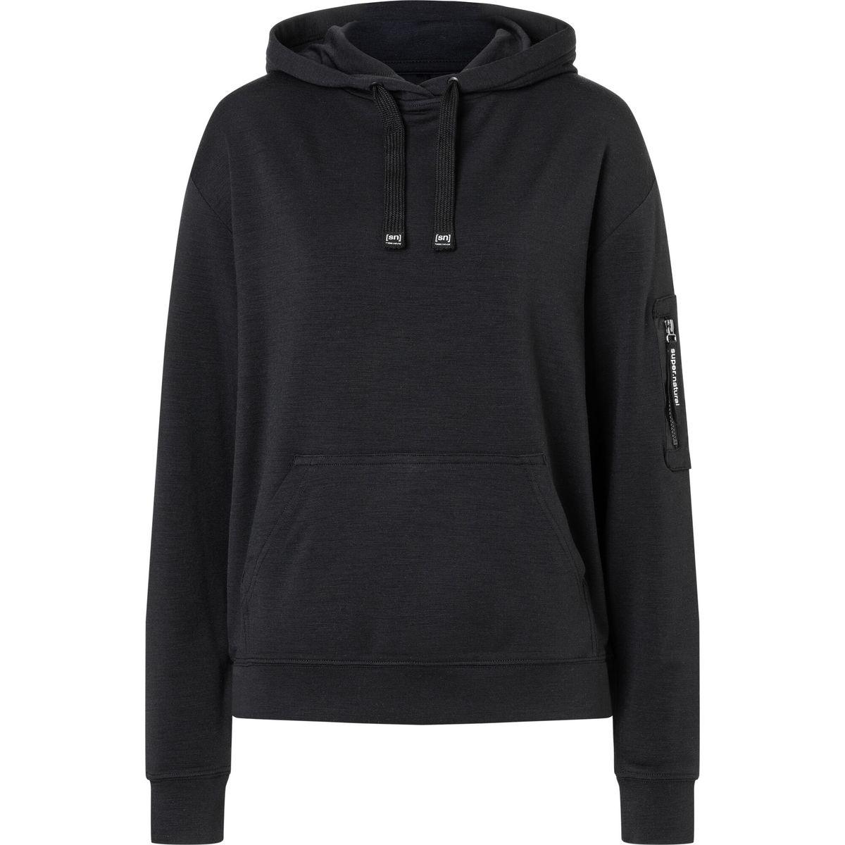 Super.Natural W Favourite Pocket Hoodie jet black (872) S SNW024650872S