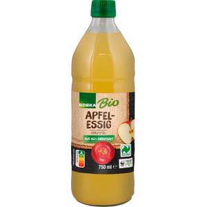 Edeka Apfelessig 5% Säure, naturtrüb & ungefiltert, BIO, in der PET-Flasche, 0,75 Liter