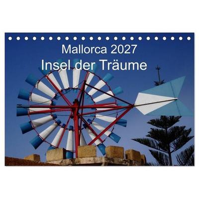 Mallorca 2027 - Insel der Träume (Tischkalender 2027 DIN A5 quer), CALVENDO Monatskalender