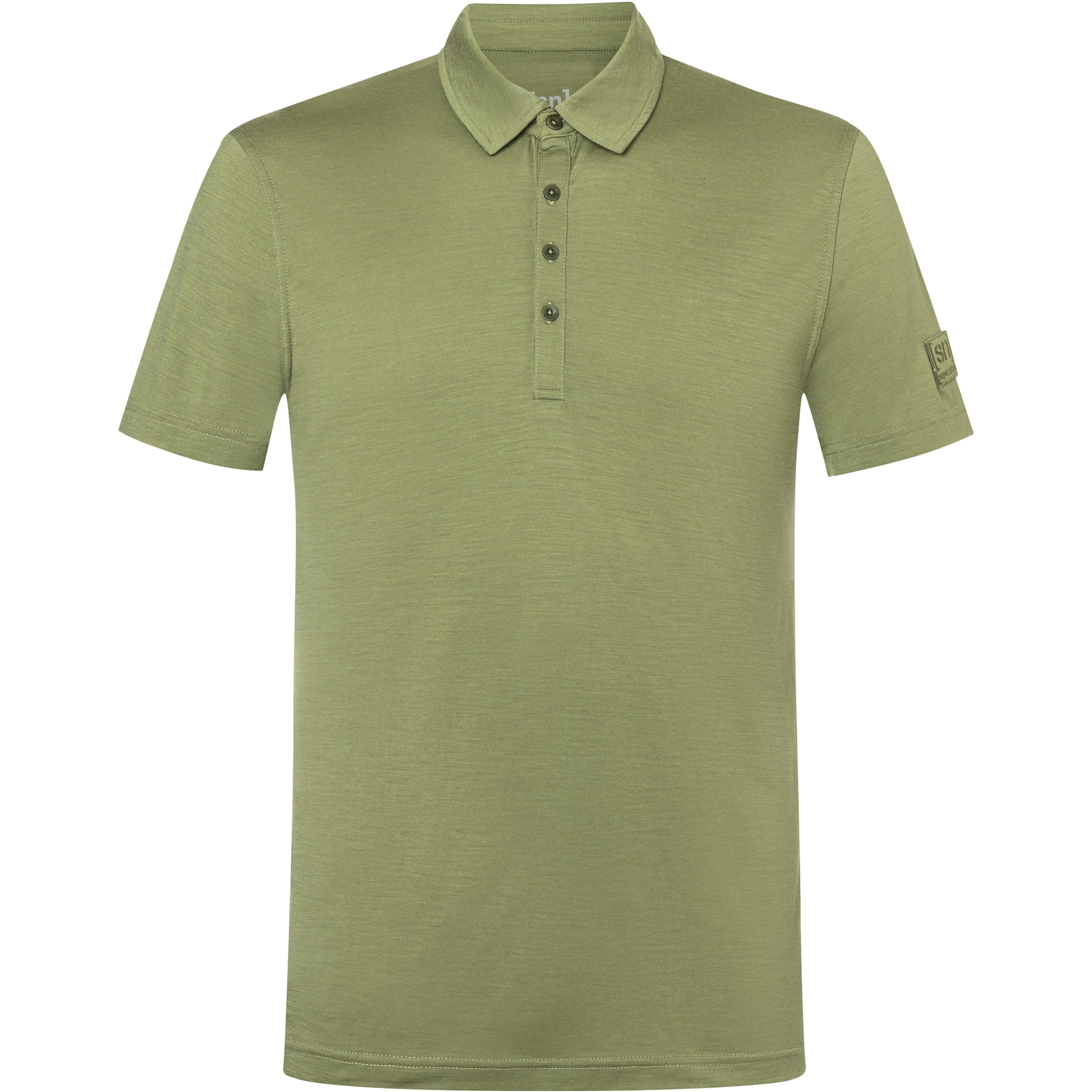 Super.Natural Bio J Polo Herren T-Shirts oliv Größe S Lifestyle Hautfreundlich Merinowolle