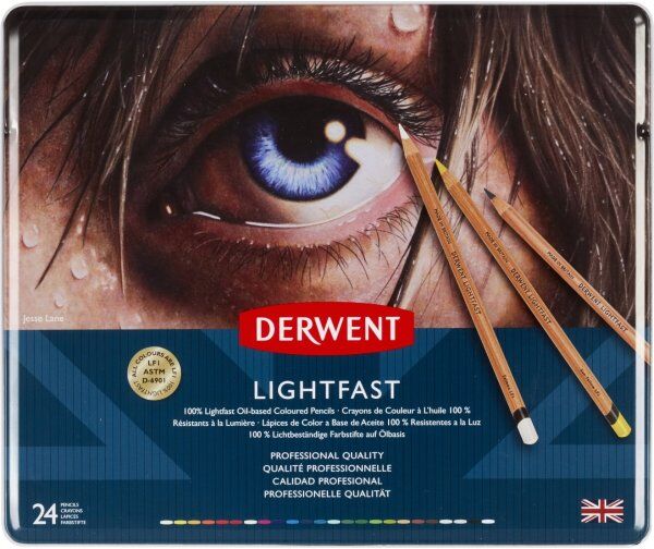Derwent Lightfast Farveblyanter   24 Farver