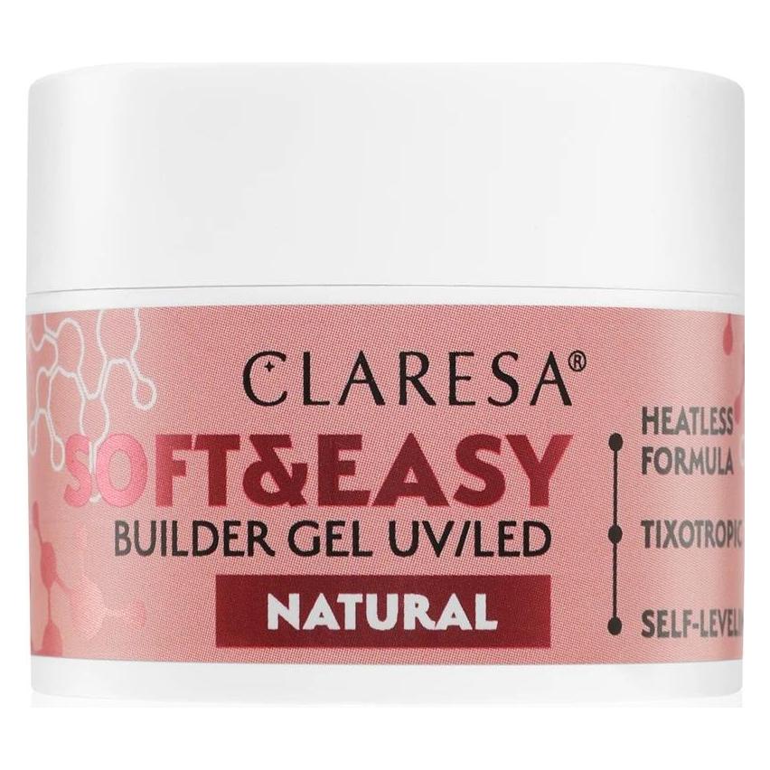 Claresa Soft&Easy Natural Builder Gel (12 g) (5903819815566)