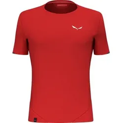 SALEWA Herren Shirt PEDROC DRY M HYB T-SHIRT., Größe XL in Rot Rot