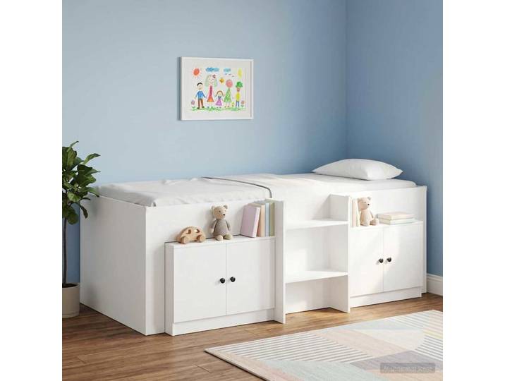 vidaXL Stauraum-Schranks für Hochbett 2 stk. Weiß 66 x 35 x 48 cm