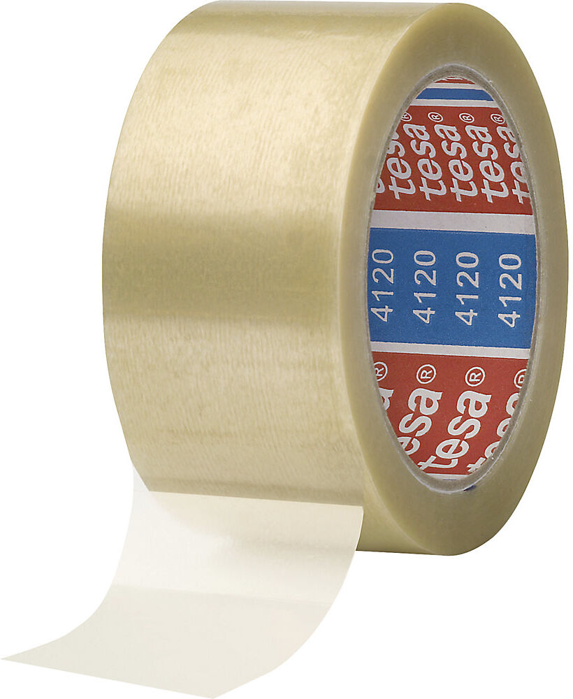 PVC-Packband, tesapack® 4120, VE 36 Rollen, transparent, Bandbreite 50 mm tesa