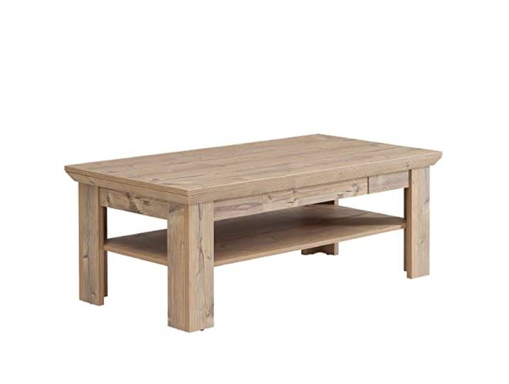 Newroom Couchtisch Bramberg Fichte mit Schublade Wohnzimmertisch Holz