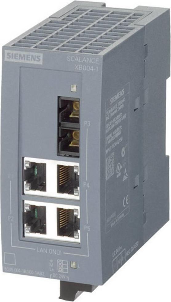 Siemens SCALANCE XB004-1LD, Unmanaged, Fast Ethernet (10/100)