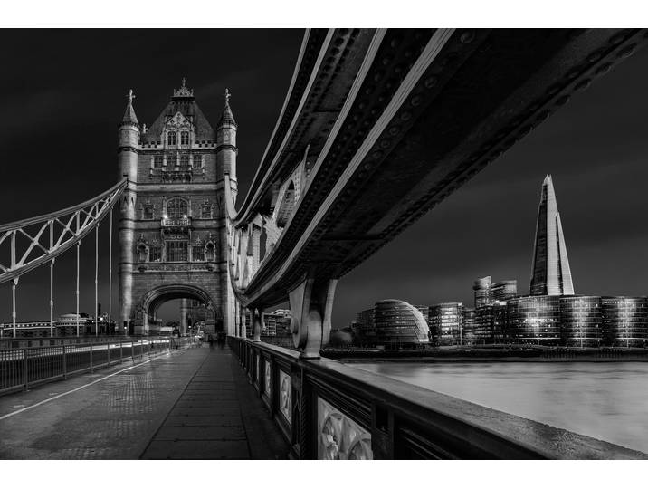 Fototapete PAPERMOON Photo-Art NADER EL ASSY, LONDON-SKYLINE , bunt, B:2m L:1,49m, Vlies, Tapeten, Fototapete