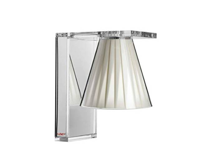 Kartell Light-Air, Wandleuchte, Glasklar/ Beige