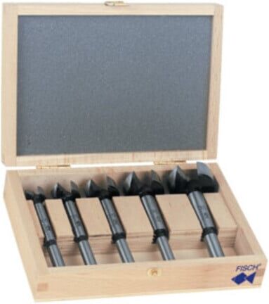 Jeu de forets à façonner Fisch en acier en coffret bois (03100005K)