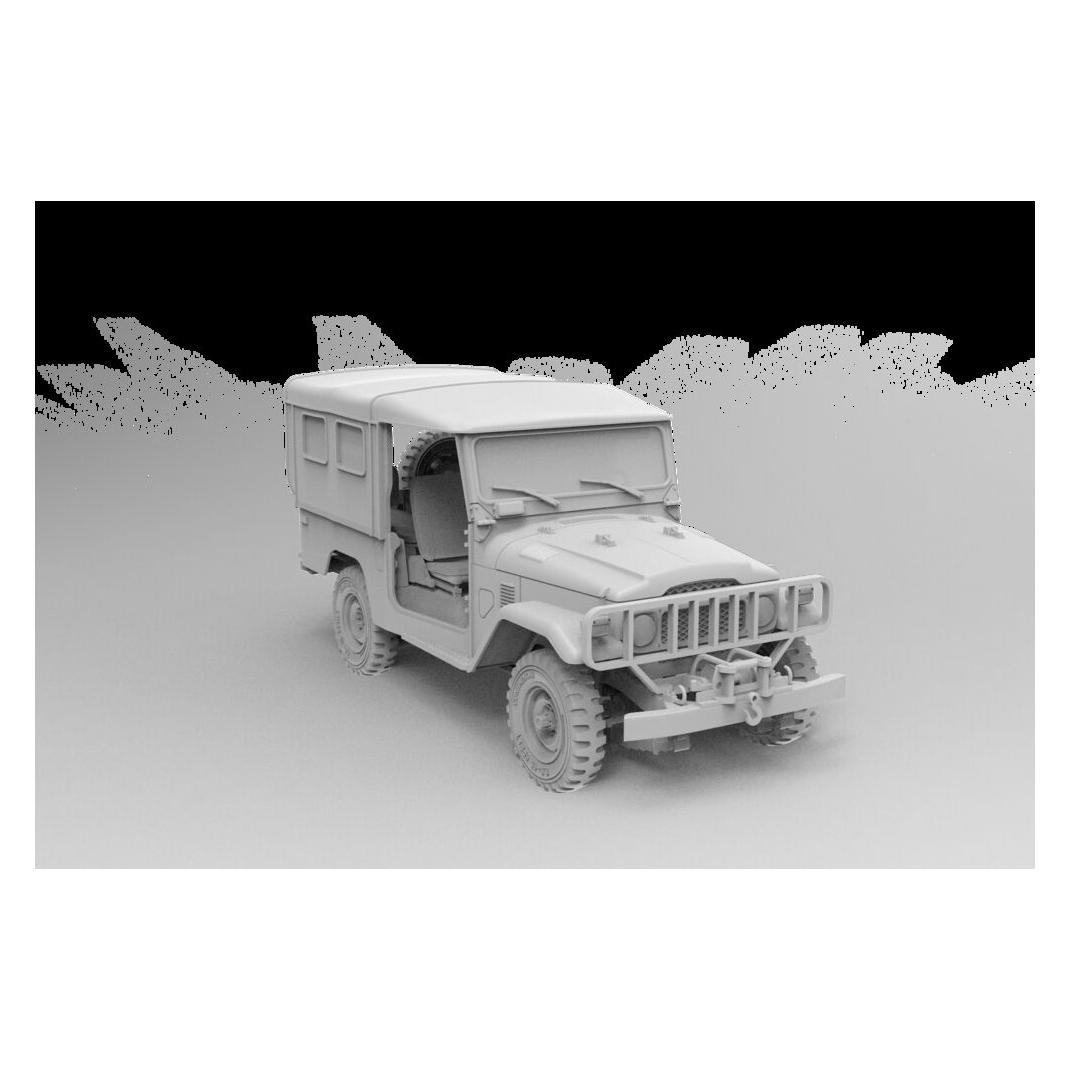 AK Interactive 35004 FJ43 SUV w/Soft Top IDF & LAF 1:35 Plastic Model Kit (AK35004)