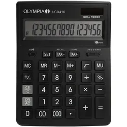 Olympia Tischrechner LCD-416 schwarz