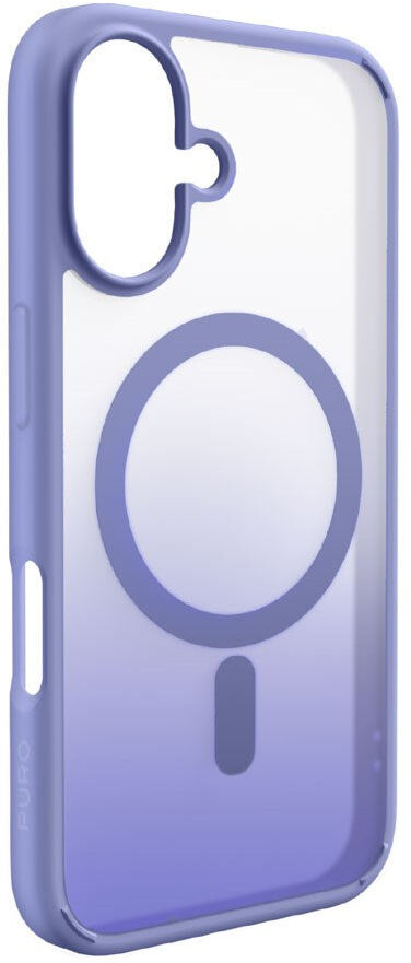 PURO iPhone 17 GRADIENT Case - MagSafe Kompatibel - Gennemsigtig / Lilla