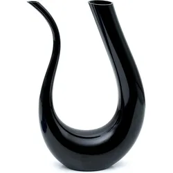 Intirilife Wein Dekanter Karaffe U-Form, Serviergefässe, Schwarz