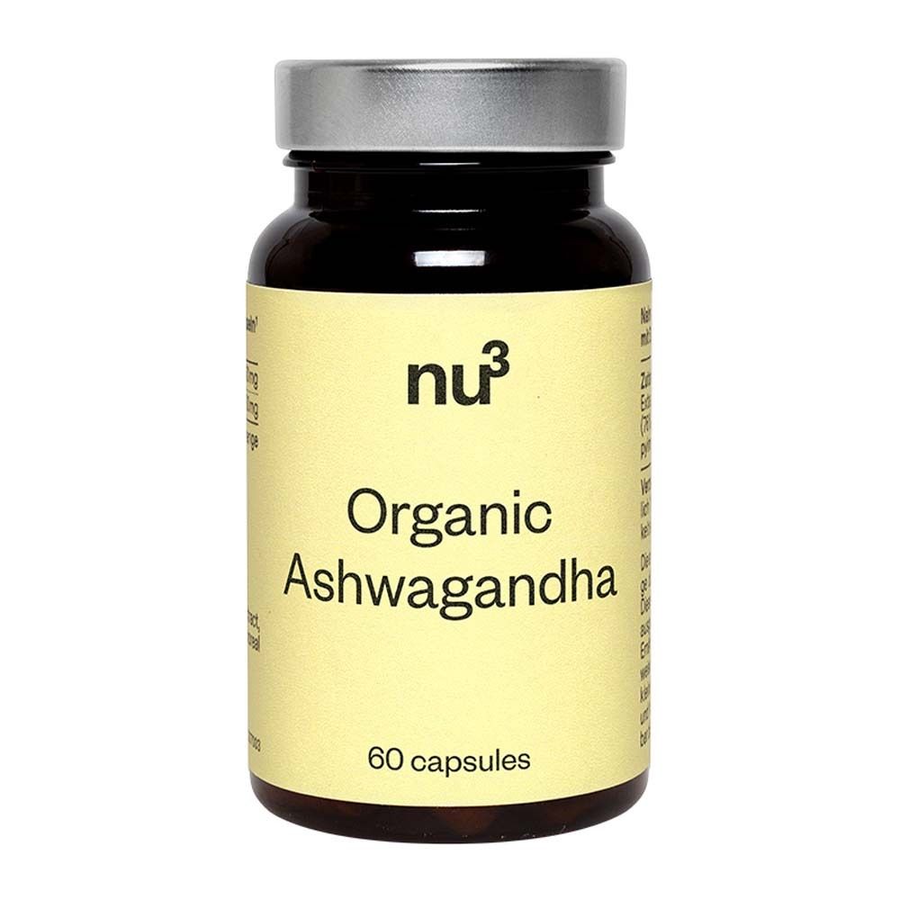 nu3 Premium Bio Ashwagandha 60 St Kapseln