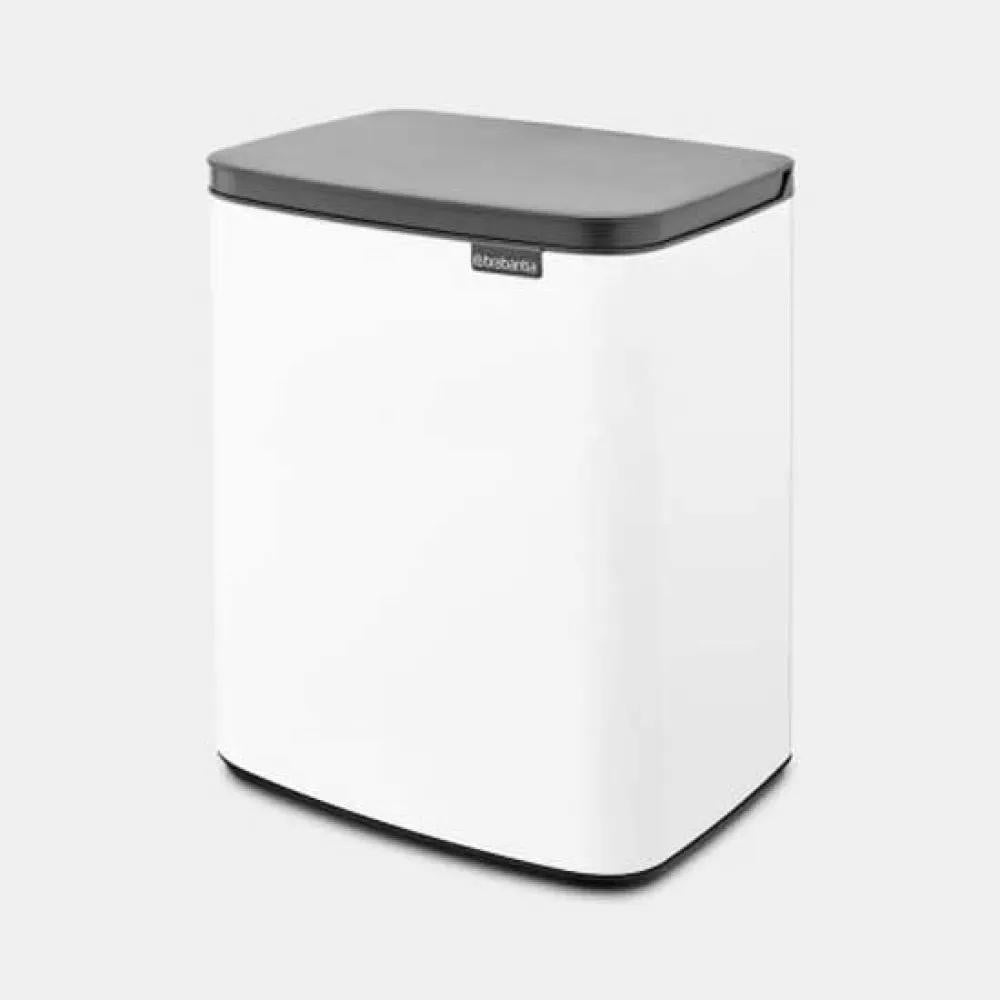 Brabantia BO afvalbak, 12 liter, wit